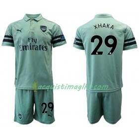 Divisa di Calcio Arsenal Xhaka 29 Bambino Terza 2018/2019